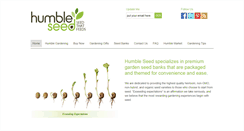 Desktop Screenshot of humbleseed.com