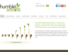 Tablet Screenshot of humbleseed.com